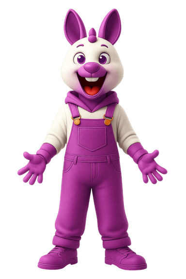 Purple Mascot